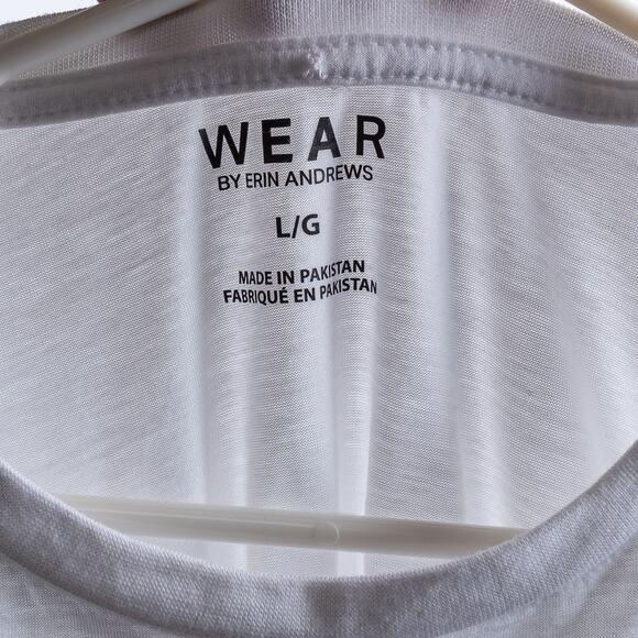 WEAR by Erin Andrews White Kansas City Chiefs Super bowl Top sz L - Picture 5 of 5